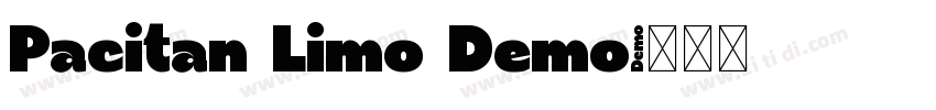 Pacitan Limo Demo字体转换